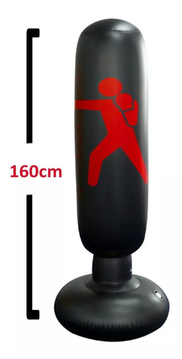 Saco de boxeo Inflable + Inflador - Comercializadora 1018