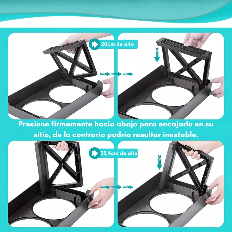 Comedero Bebedero Ajustable - Comercializadora 1018