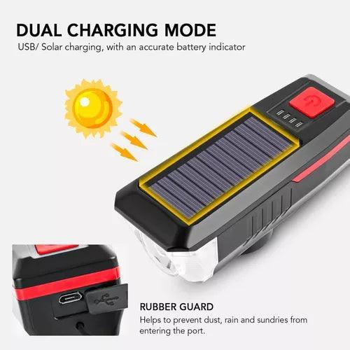 Linterna solar para bicicleta - Comercializadora 1018