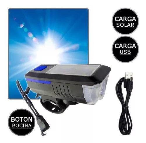 Linterna solar para bicicleta - Comercializadora 1018