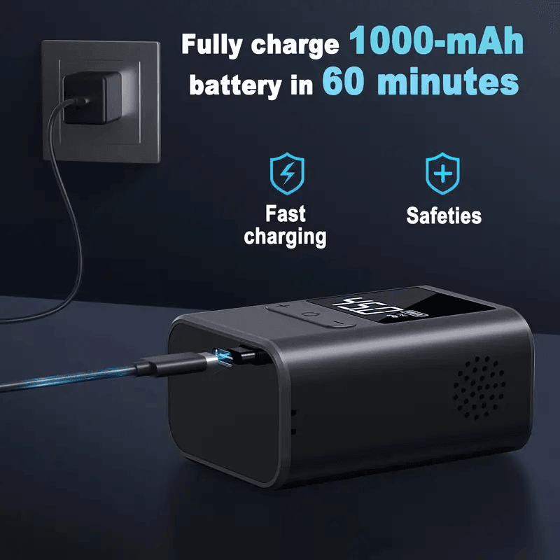 Mini compresor eléctrico para llantas - Comercializadora 1018