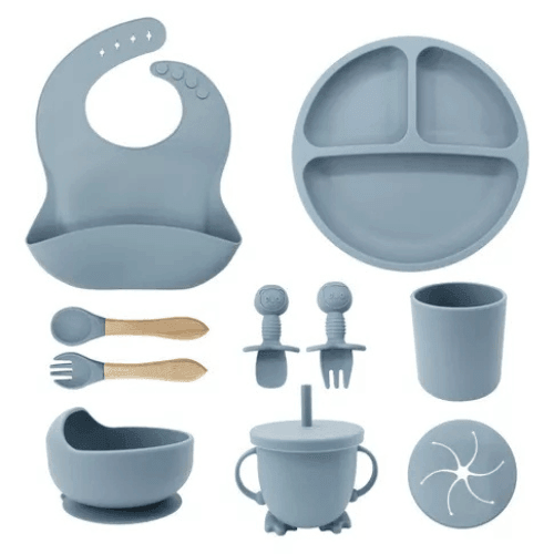 Vajilla Bebe Silicona Kit Alimentacion - Comercializadora 1018
