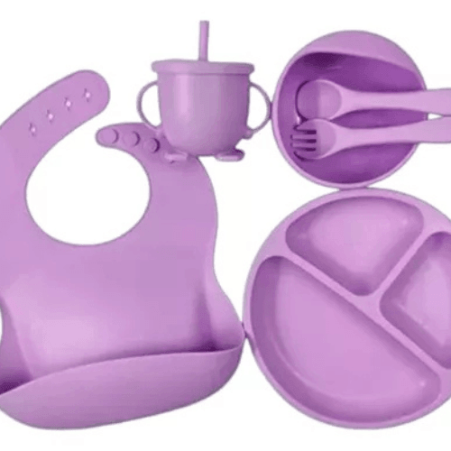 Vajilla Bebe Silicona Kit Alimentacion - Comercializadora 1018