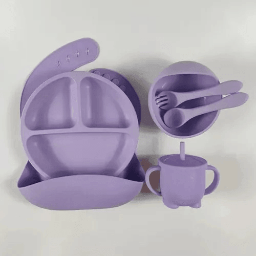Vajilla Bebe Silicona Kit Alimentacion - Comercializadora 1018