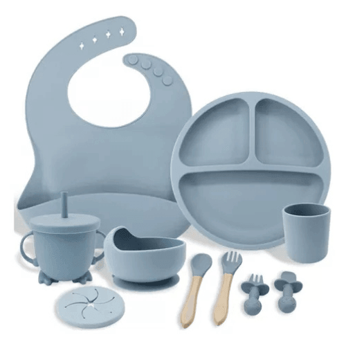 Vajilla Bebe Silicona Kit Alimentacion - Comercializadora 1018