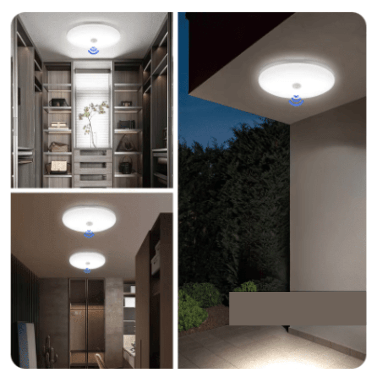 Foco con sensor 22 cm. 20 Watts - Comercializadora 1018