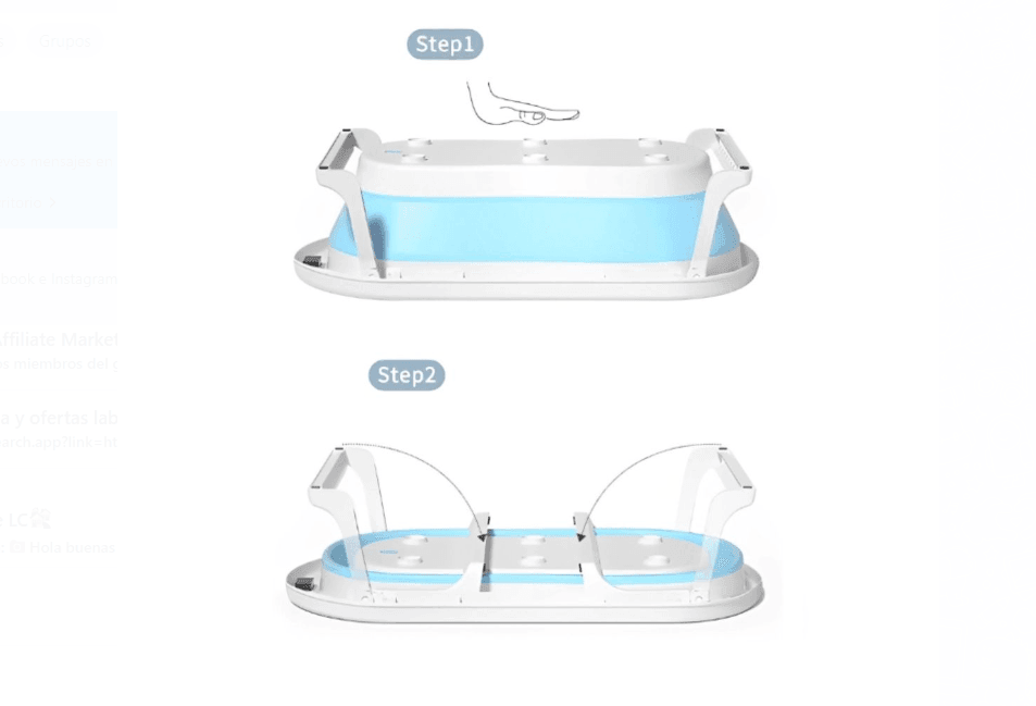 Bañera plegable bebe - Comercializadora 1018