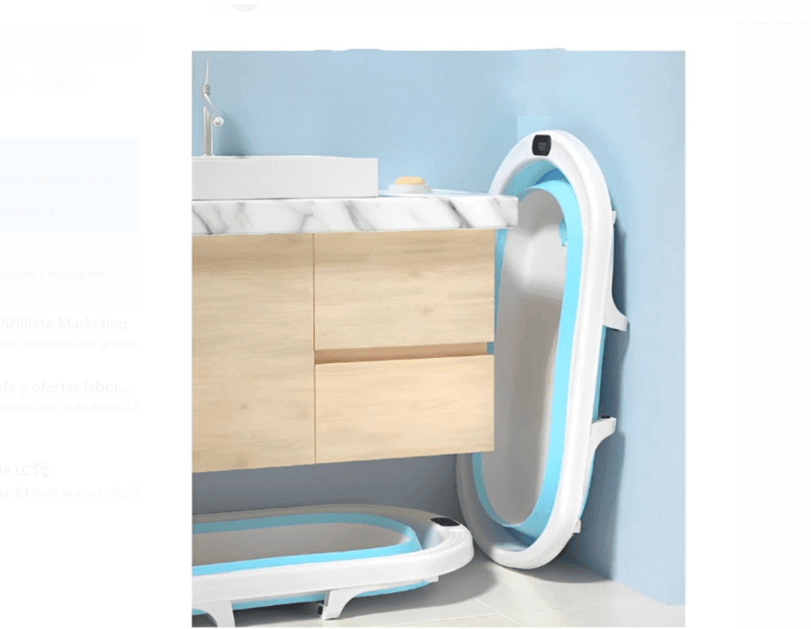 Bañera plegable bebe - Comercializadora 1018