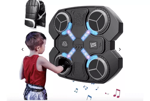 Maquina de boxeo musical con guantes - Comercializadora 1018