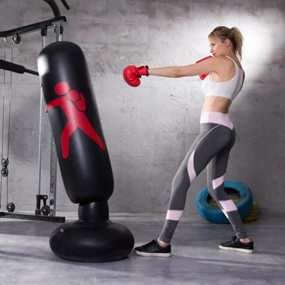 Saco de boxeo Inflable + Inflador - Comercializadora 1018