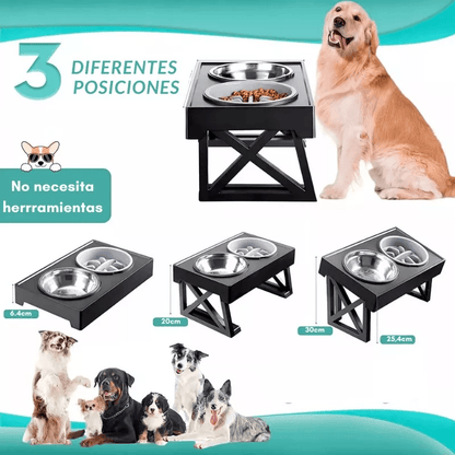Comedero Bebedero Ajustable - Comercializadora 1018