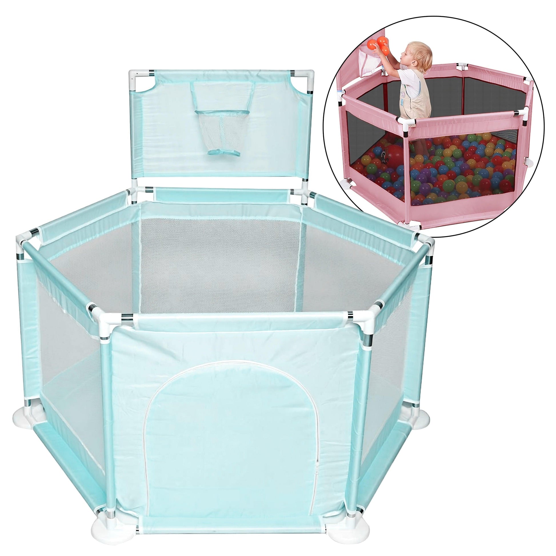 Corral de seguridad hexagonal - Comercializadora 1018