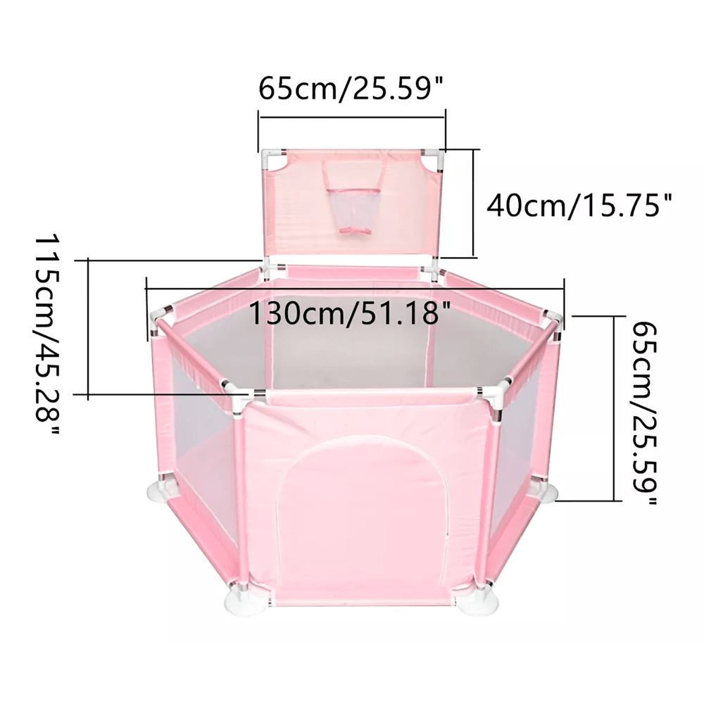 Corral de seguridad hexagonal - Comercializadora 1018