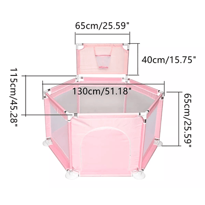 Corral de seguridad hexagonal - Comercializadora 1018