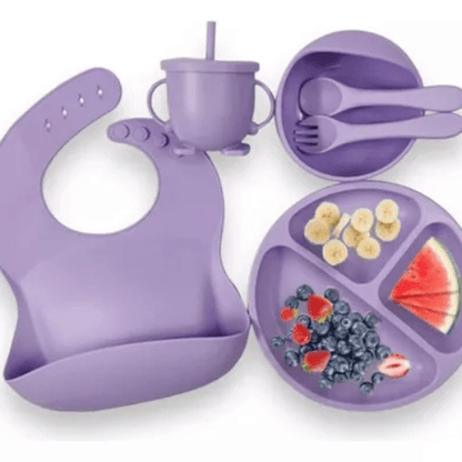 Vajilla Bebe Silicona Kit Alimentacion - Comercializadora 1018