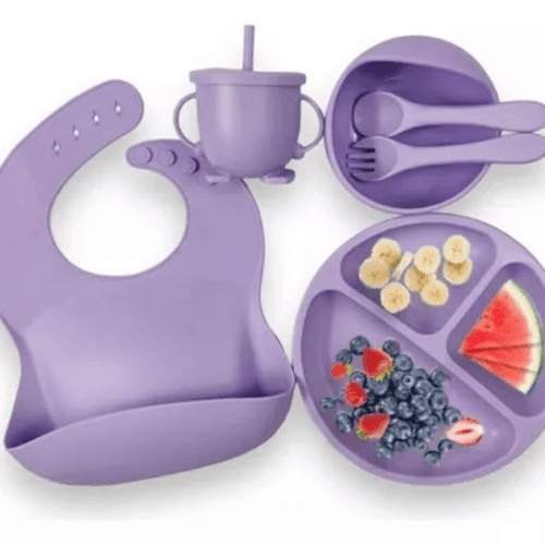 Vajilla Bebe Silicona Kit Alimentacion - Comercializadora 1018