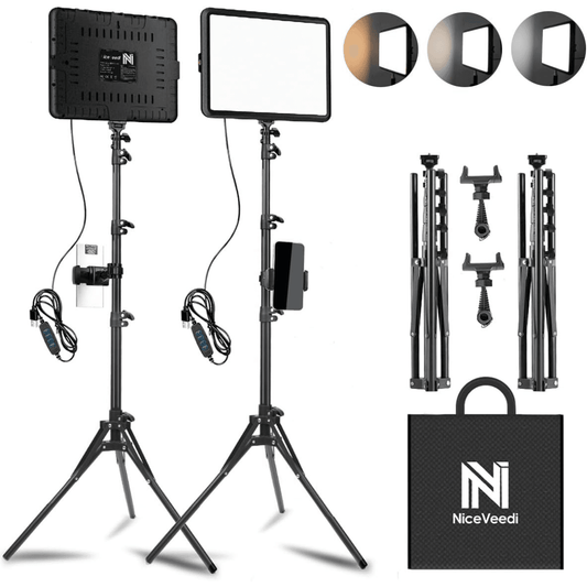 Cuadrado de Luz LED 48 cm Trípode 2.1 M - Comercializadora 1018