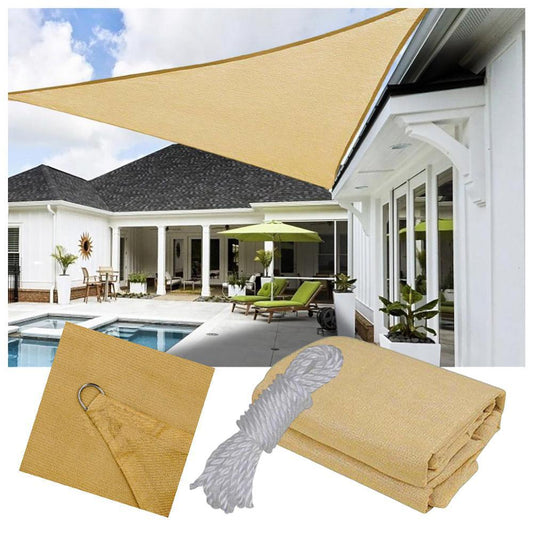 Toldo vela triangular 350x350x350 Cm - Comercializadora 1018