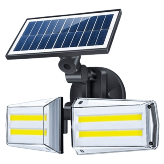 Doble lámpara ancha Led solar - Comercializadora 1018