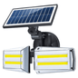 Doble lámpara ancha Led solar - Comercializadora 1018